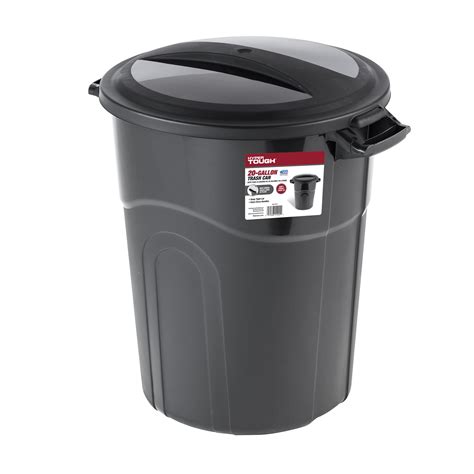 20 gallon trash can walmart|20 gallon round trash can.